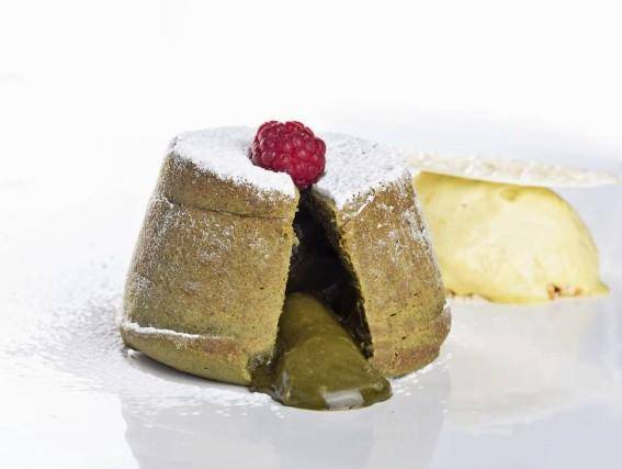 Matcha Lava Cake by Chef Cesar Yukio