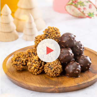 Haselnuss Schokoladen Rochers Truffes