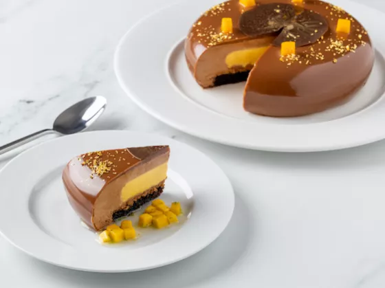 Vegan Chocolate Entremet by Chef Julie Sharp